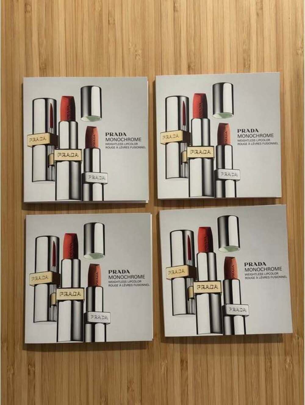 Prada Monochrome Lipstick Sample (Set of 4)